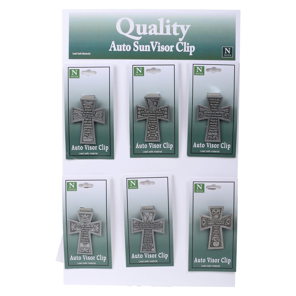 VISOR CLIPS CROSSES DISPLAY PK24