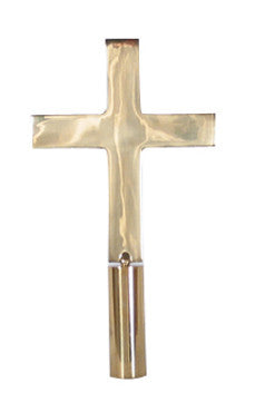 8" Brass Church Cross