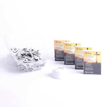 POCKET CROSS BLANK SILVER PK200