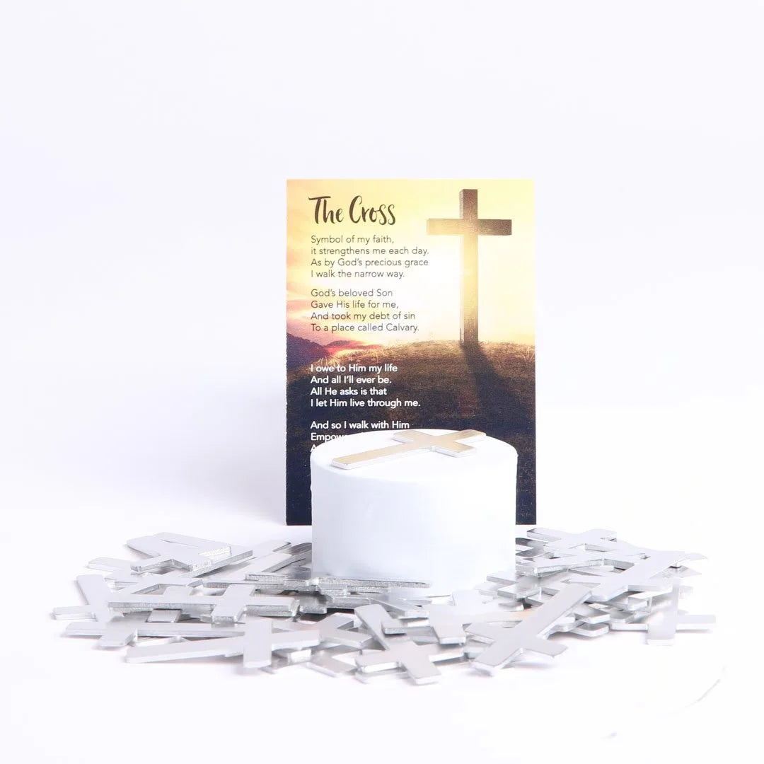 POCKET CROSS BLANK SILVER PK200