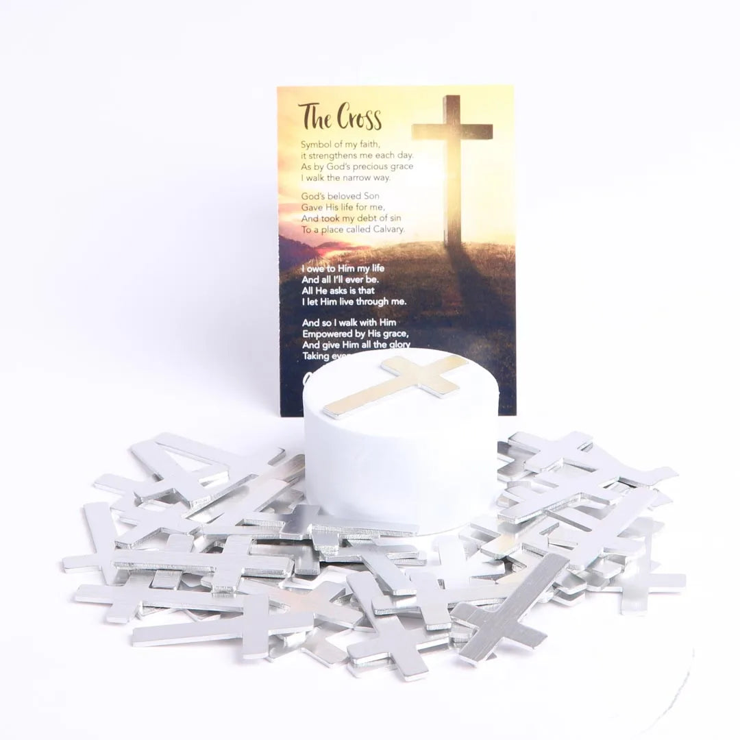 POCKET CROSS BLANK SILVER PK200