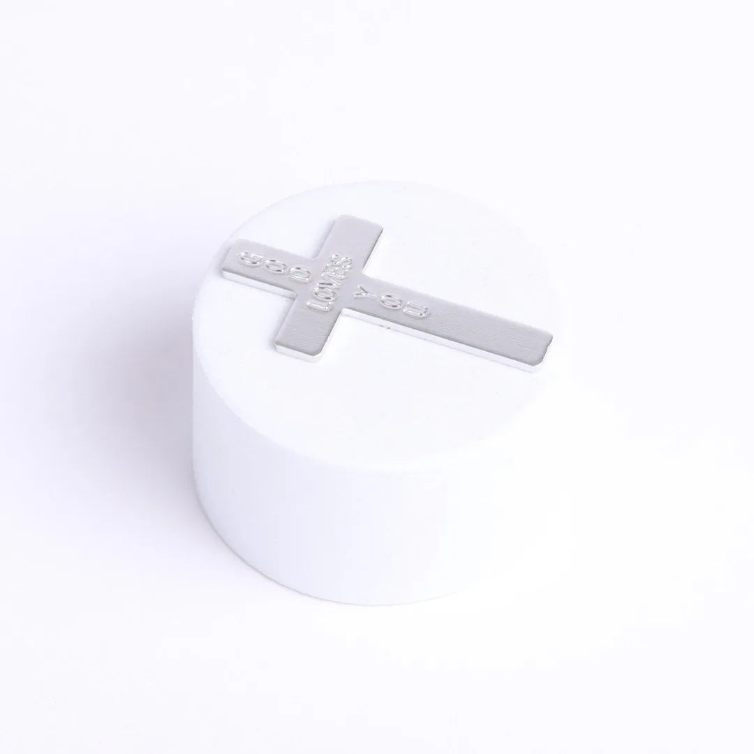 POCKET CROSS GOD LOVES YOU SILVER PK200