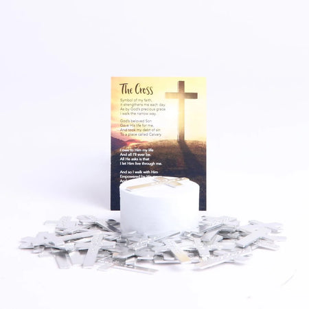 POCKET CROSS GOD LOVES YOU SILVER PK200