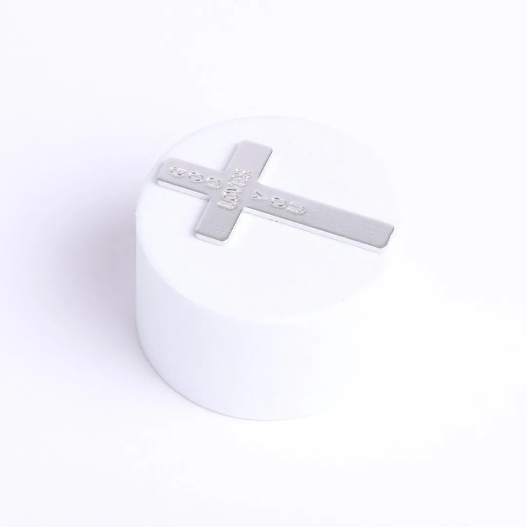 POCKET CROSS GOD LOVES YOU SILVER 1000PK