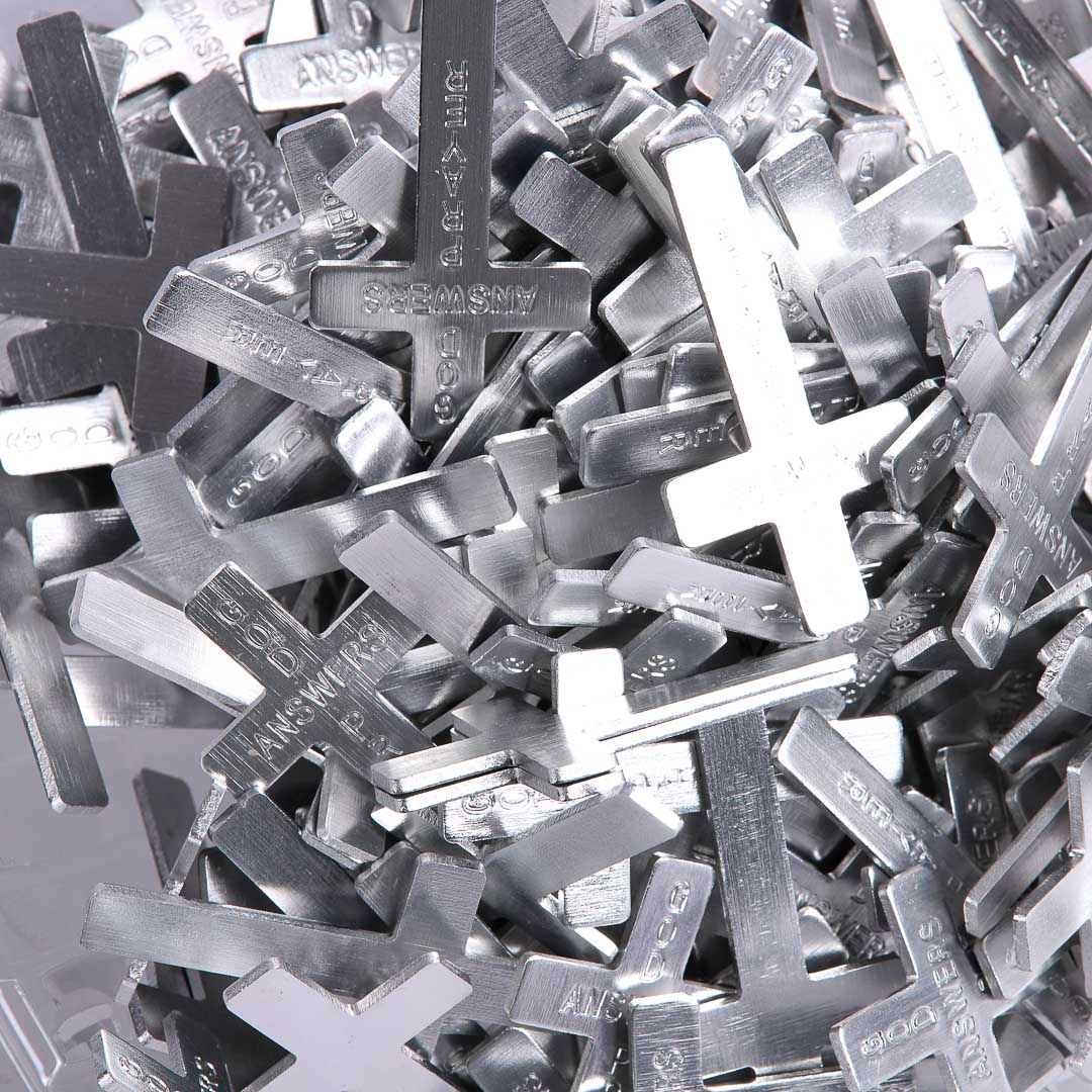 POCKET CROSS GOD ANSWERS PRAYERS SILVER PK200