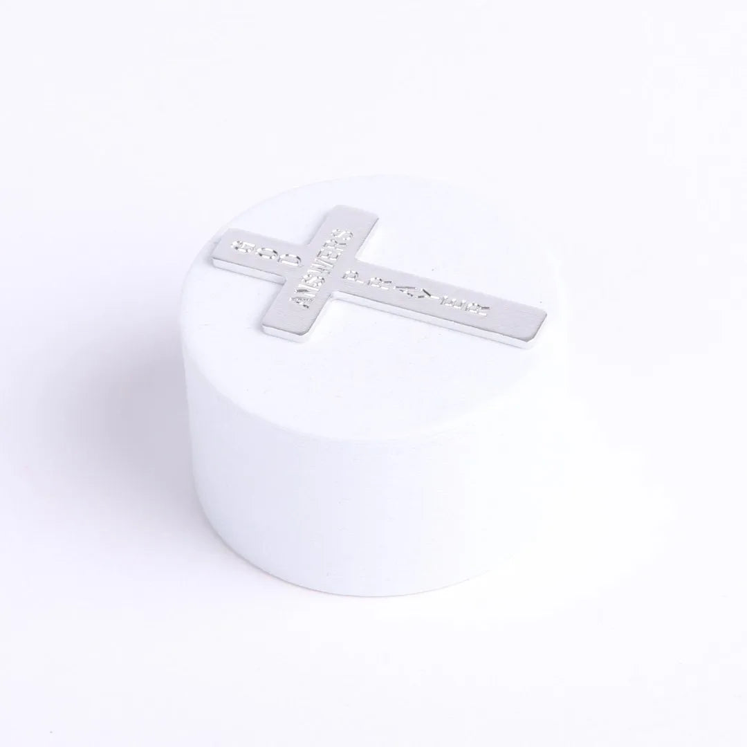 POCKET CROSS GOD ANSWERS PRAYERS SILVER PK200
