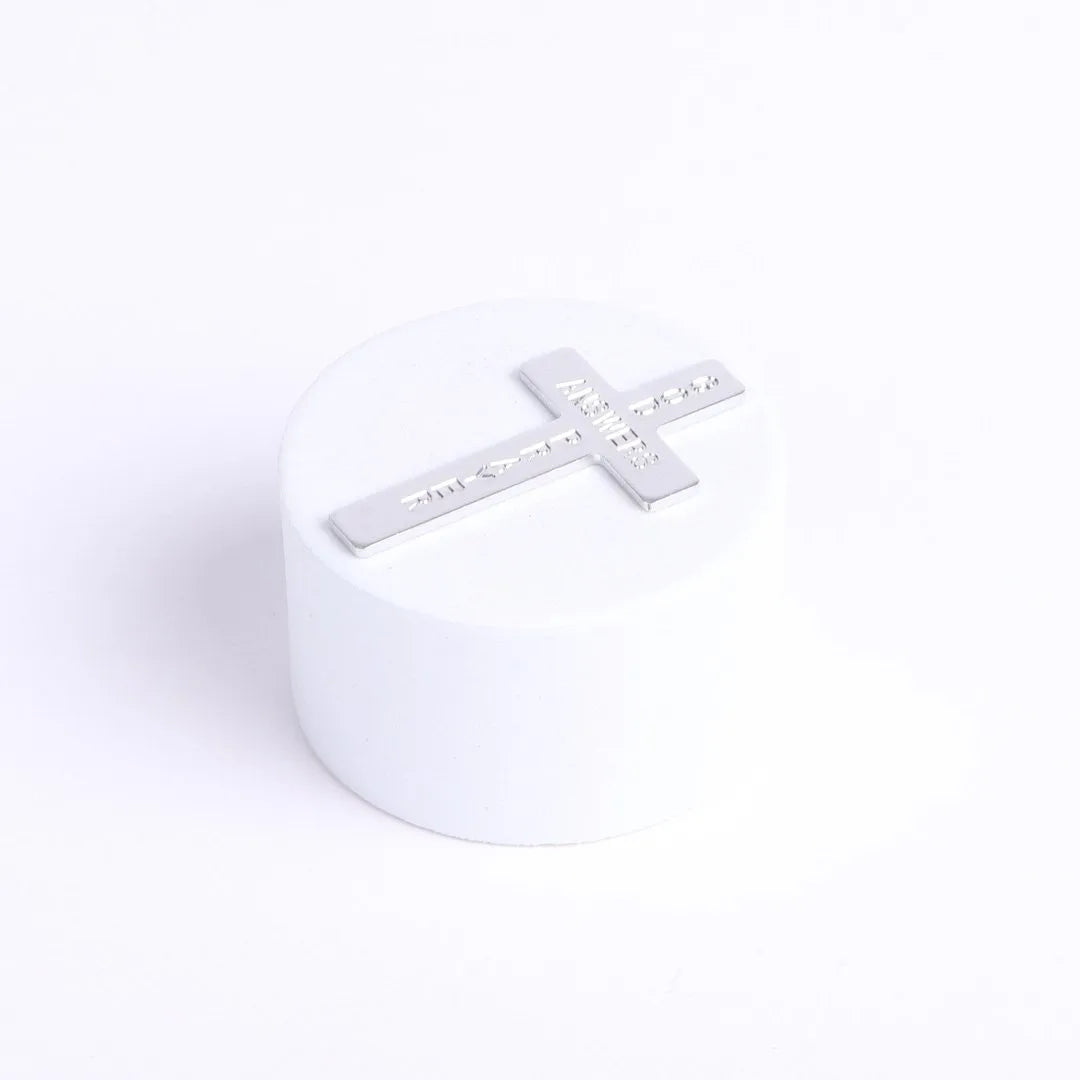 POCKET CROSS GOD ANSWERS PRAYERS SILVER PK200