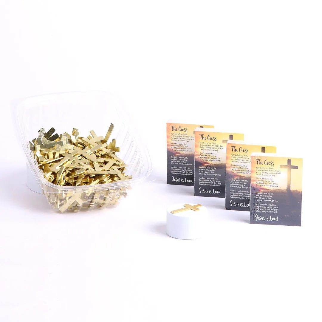 POCKET CROSS BLANK GOLD PK200