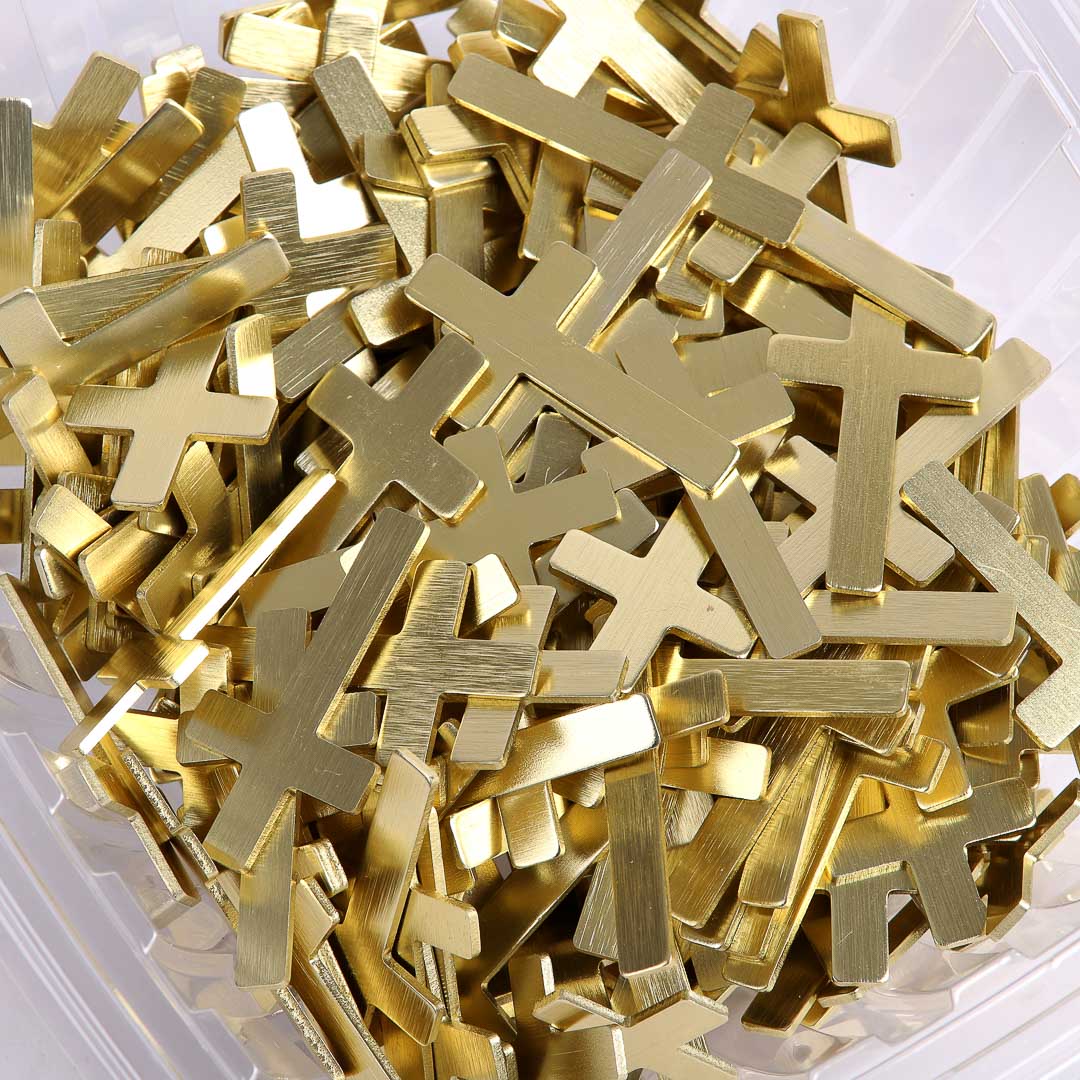 POCKET CROSS BLANK GOLD PK200