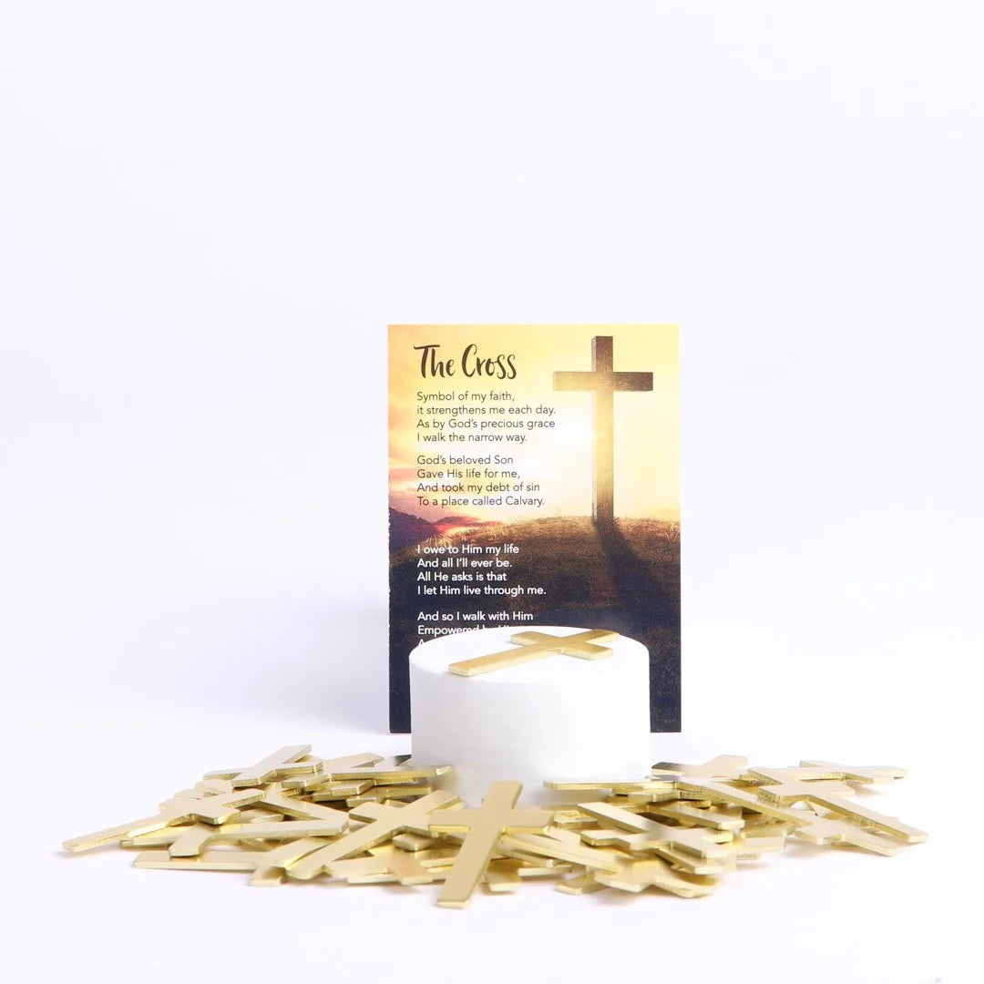 POCKET CROSS BLANK GOLD PK200