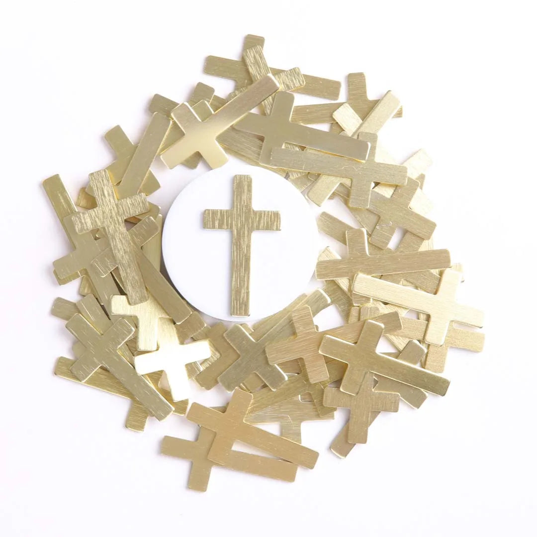 POCKET CROSS BLANK GOLD 1000PK