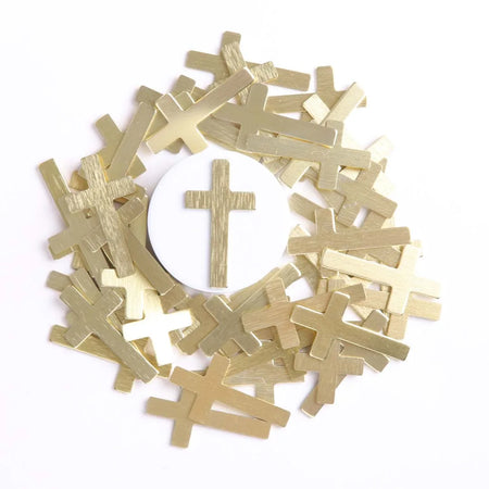 POCKET CROSS BLANK GOLD 1000PK