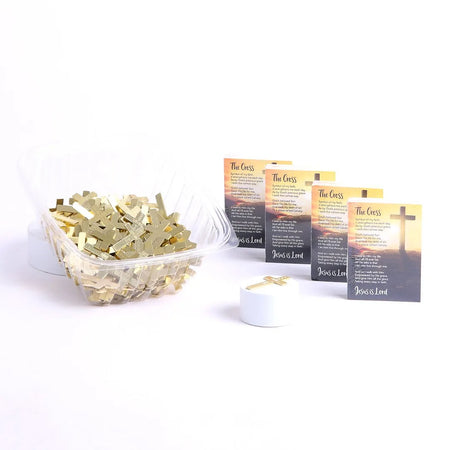 POCKET CROSS GOD LOVES YOU GOLD PK200