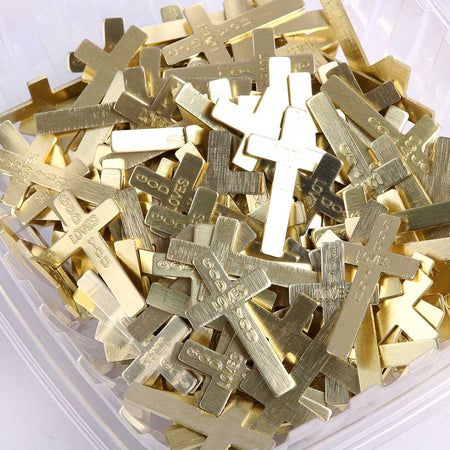 POCKET CROSS GOD LOVES YOU GOLD PK200