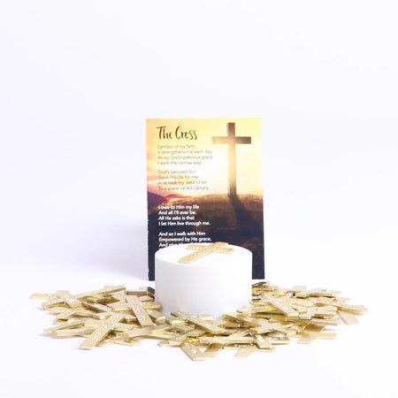 POCKET CROSS GOD ANSWERS PRAYERS GOLD PK200