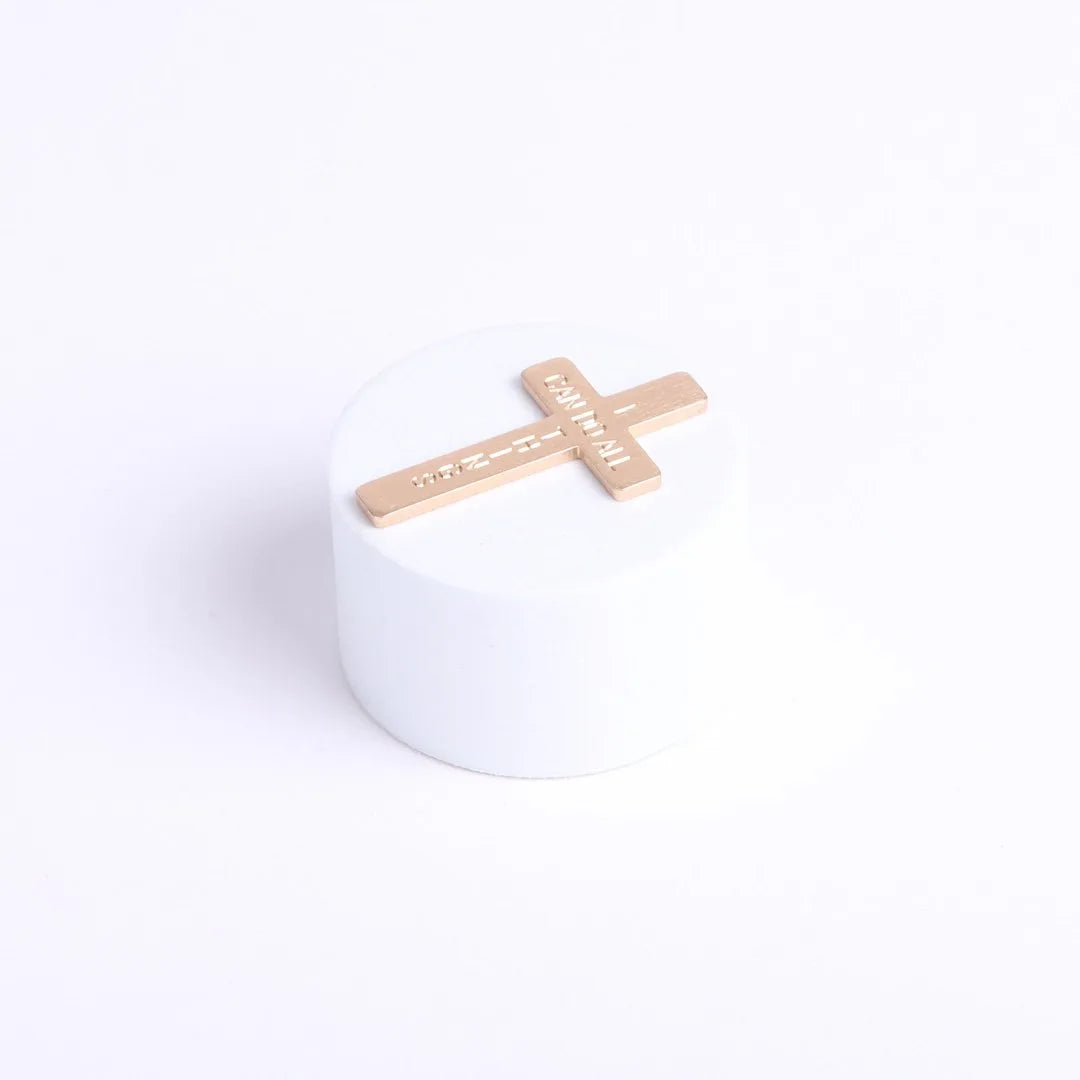 POCKET CROSS I CAN DO ALL THINGS GOLD PK200