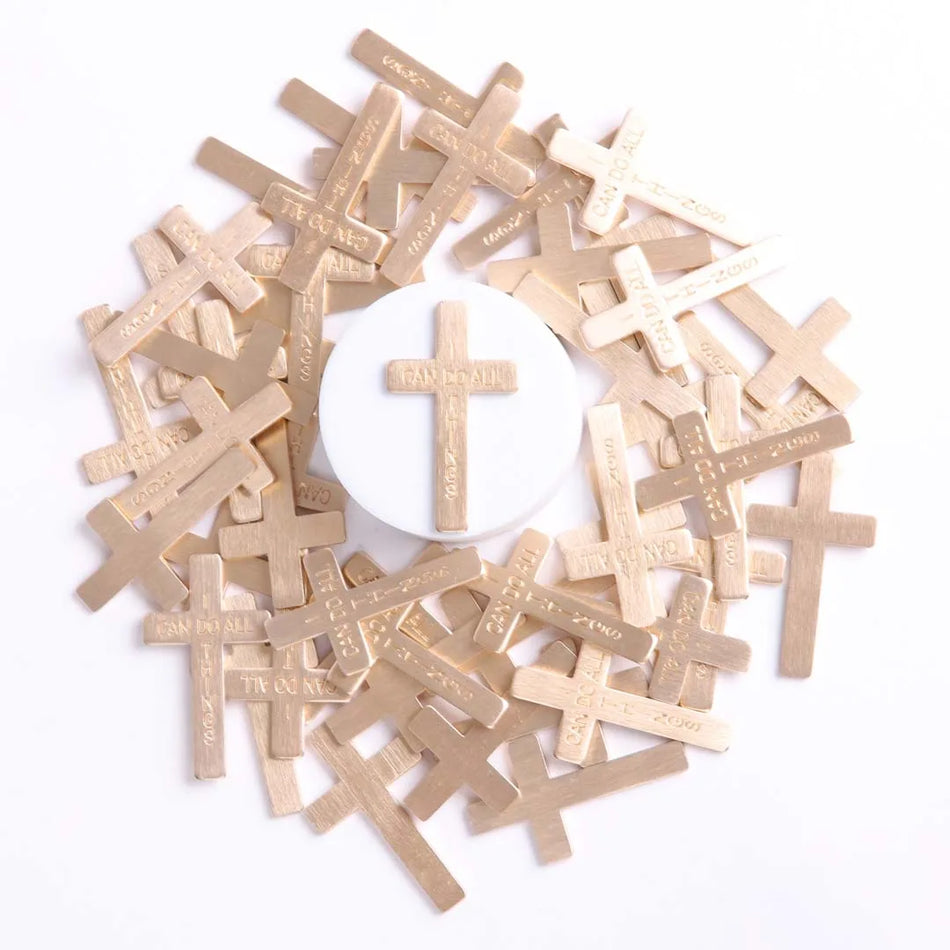 POCKET CROSS I CAN DO ALL THINGS GOLD 1000PK