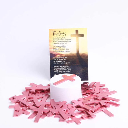 POCKET CROSS BLANK PINK PK200