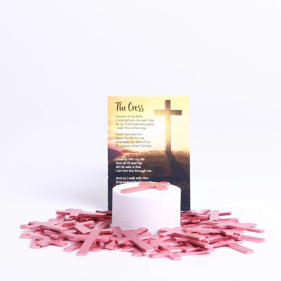 POCKET CROSS BLANK PINK 1000PK
