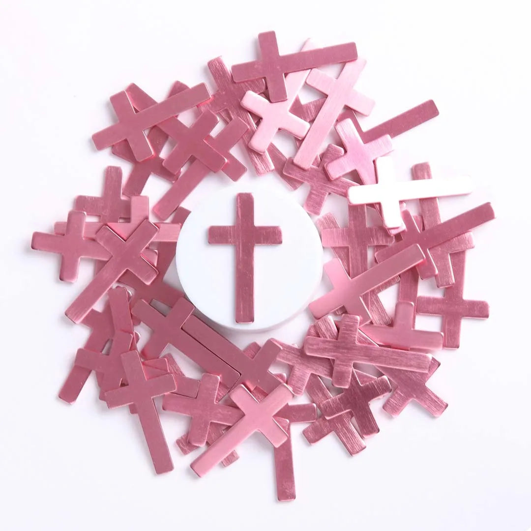 POCKET CROSS BLANK PINK 1000PK