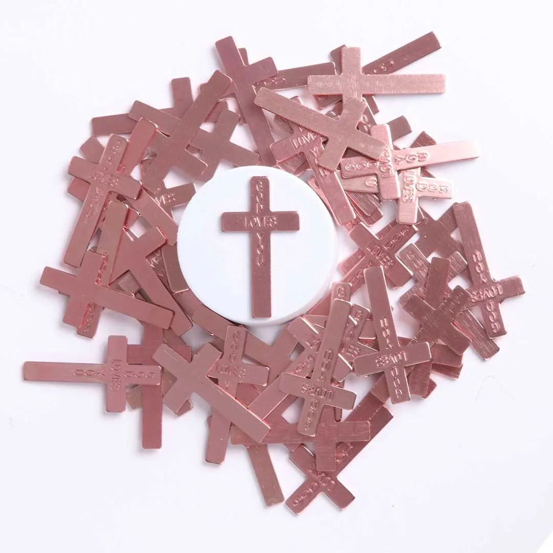 POCKET CROSS GOD LOVES YOU PINK PK200