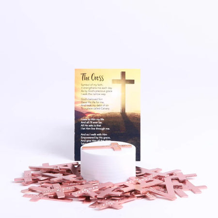 POCKET CROSS GOD LOVES YOU PINK 1000PK