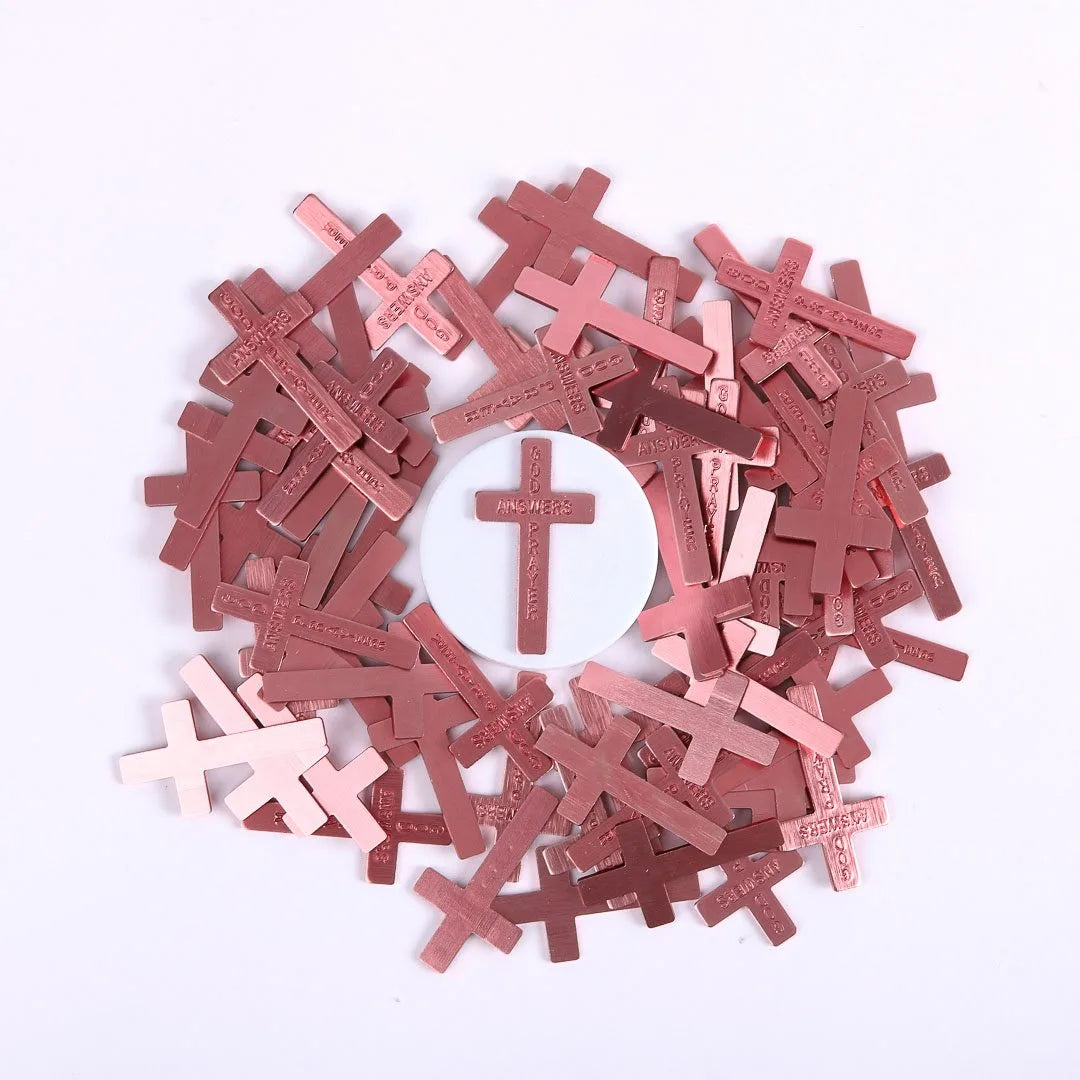 POCKET CROSS GOD ANSWERS PRAYERS PINK PK200
