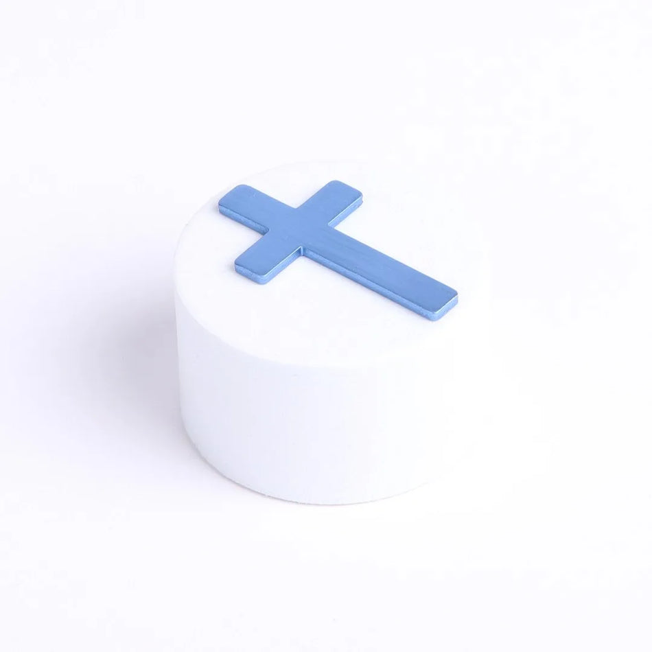 POCKET CROSS BLANK BLUE PK200