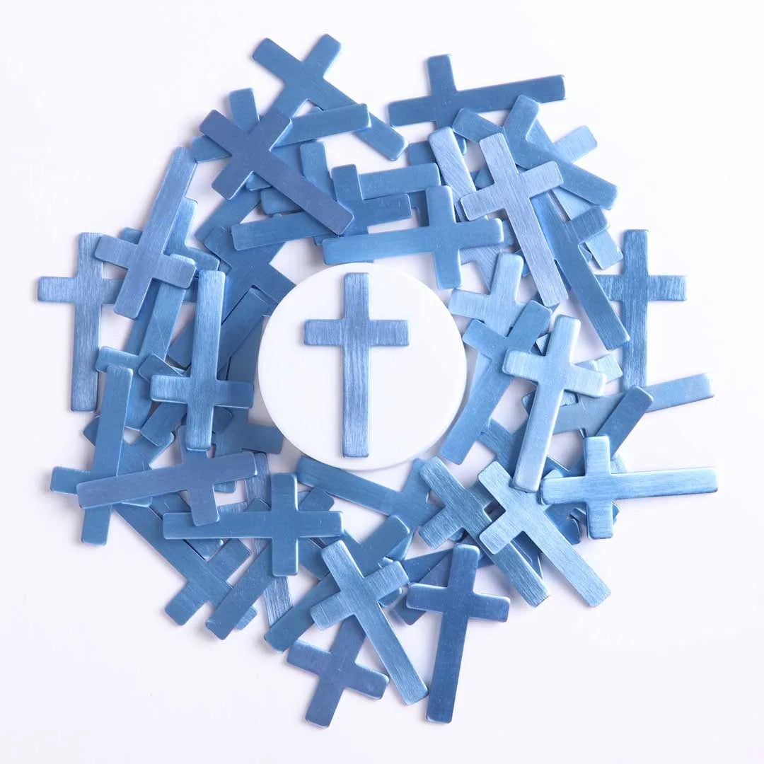 POCKET CROSS BLANK BLUE1000PK