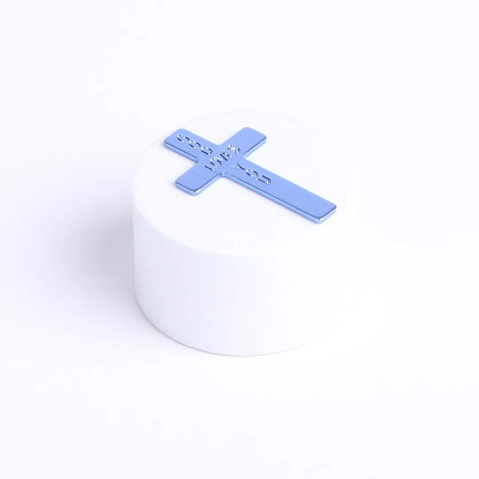 POCKET CROSS GOD LOVES YOU BLUE PK200