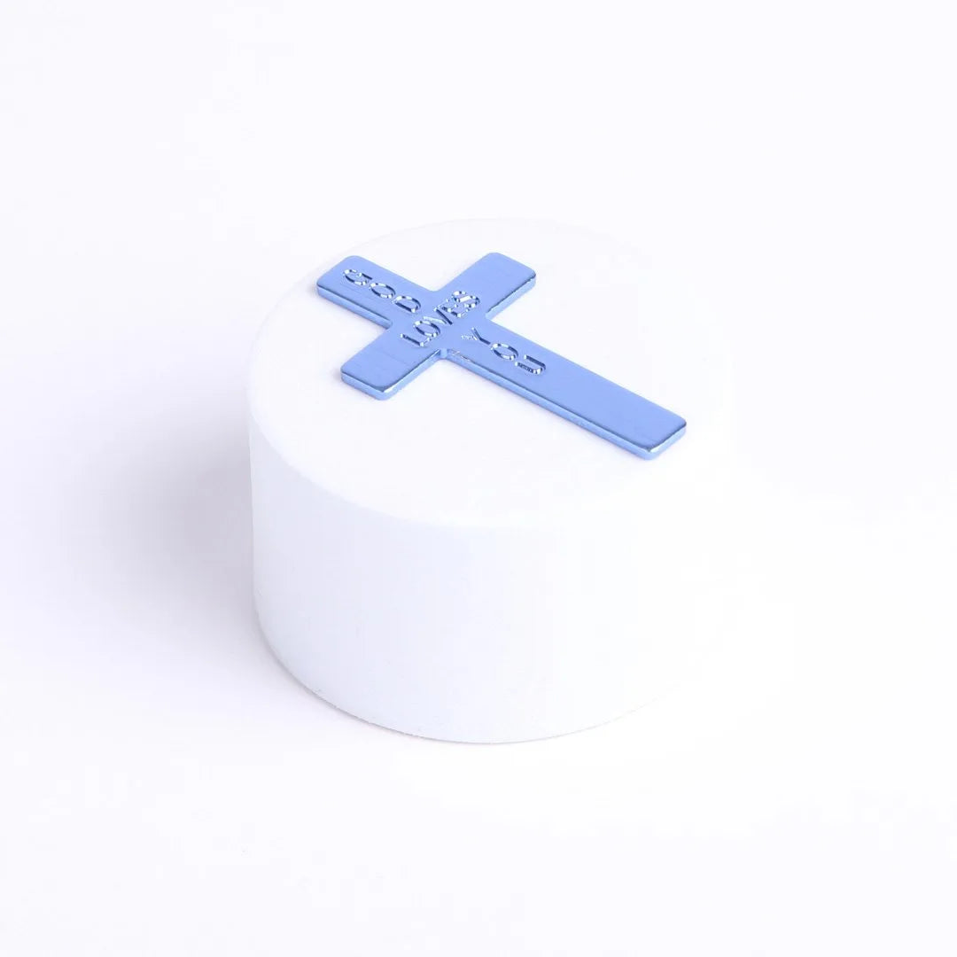 POCKET CROSS GOD LOVES YOU BLUE 1000PK