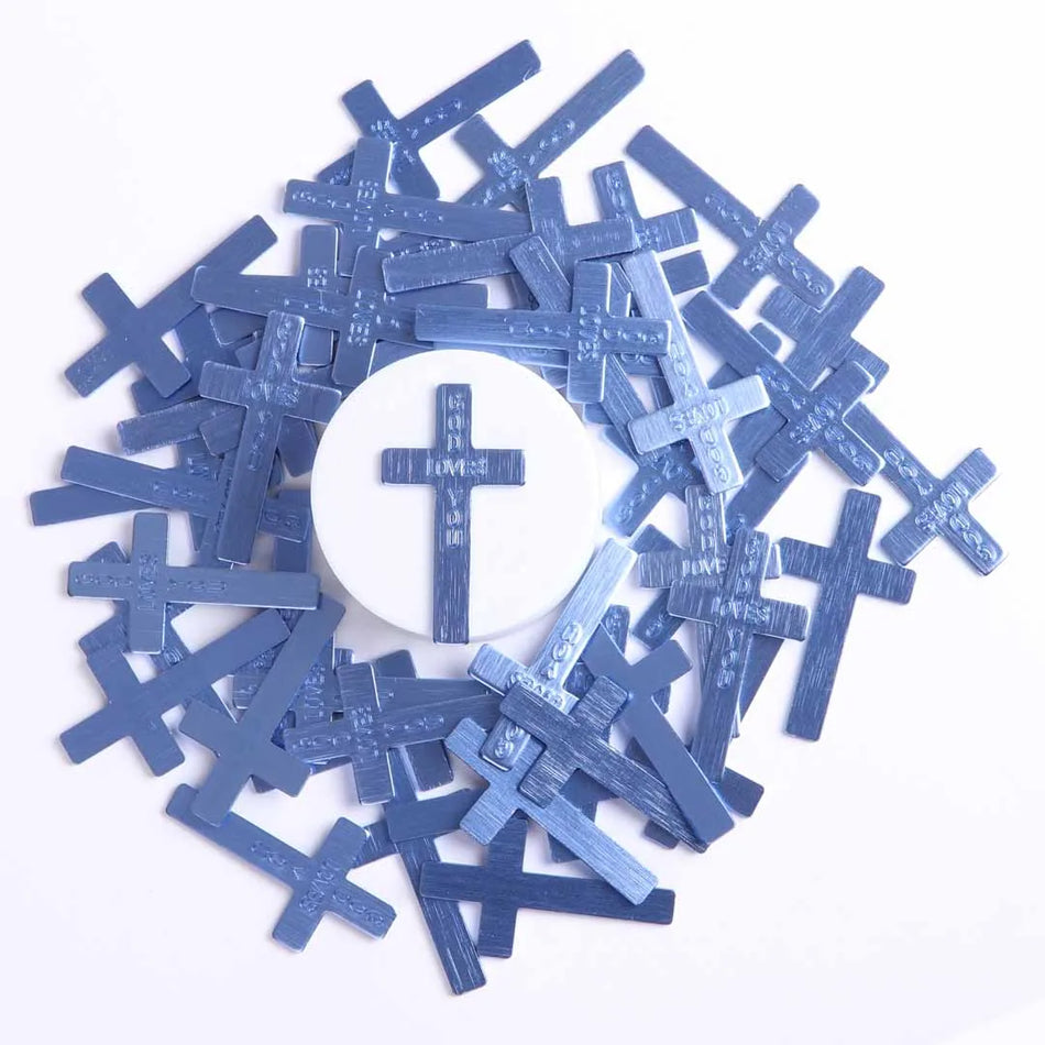 POCKET CROSS GOD LOVES YOU BLUE 1000PK