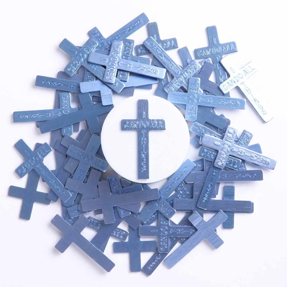 POCKET CROSS I CAN DO ALL THINGS BLUE PK200