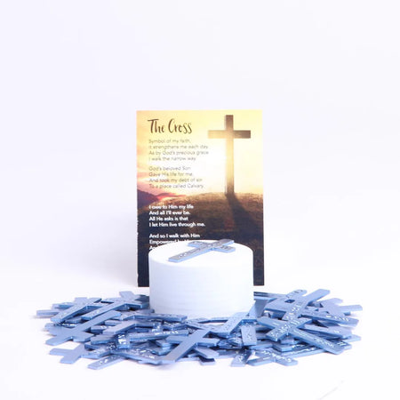 POCKET CROSS I CAN DO ALL THINGS BLUE 1000PK