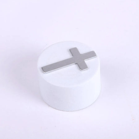POCKET CROSS BLANK SILVER PK50