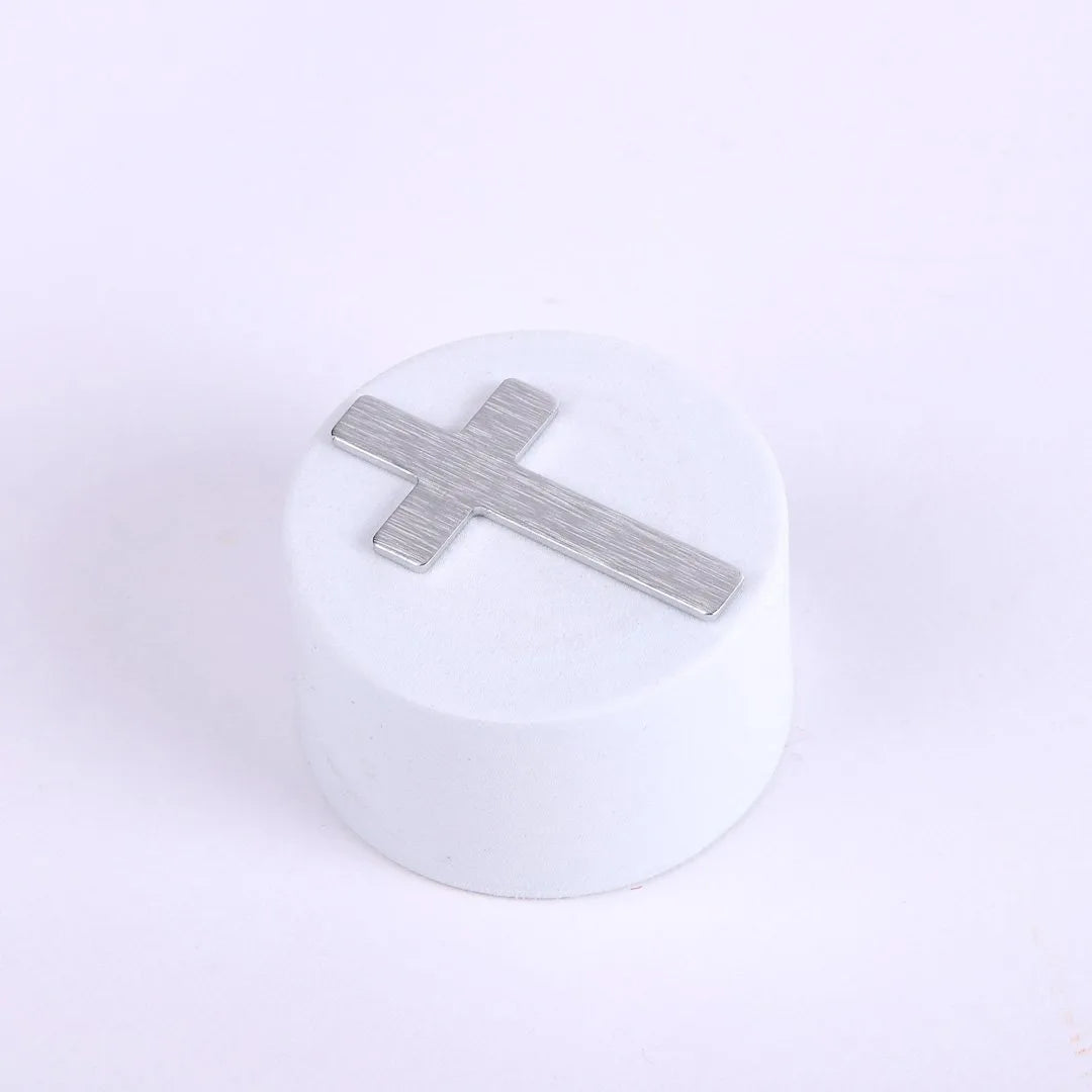 POCKET CROSS BLANK SILVER PK50