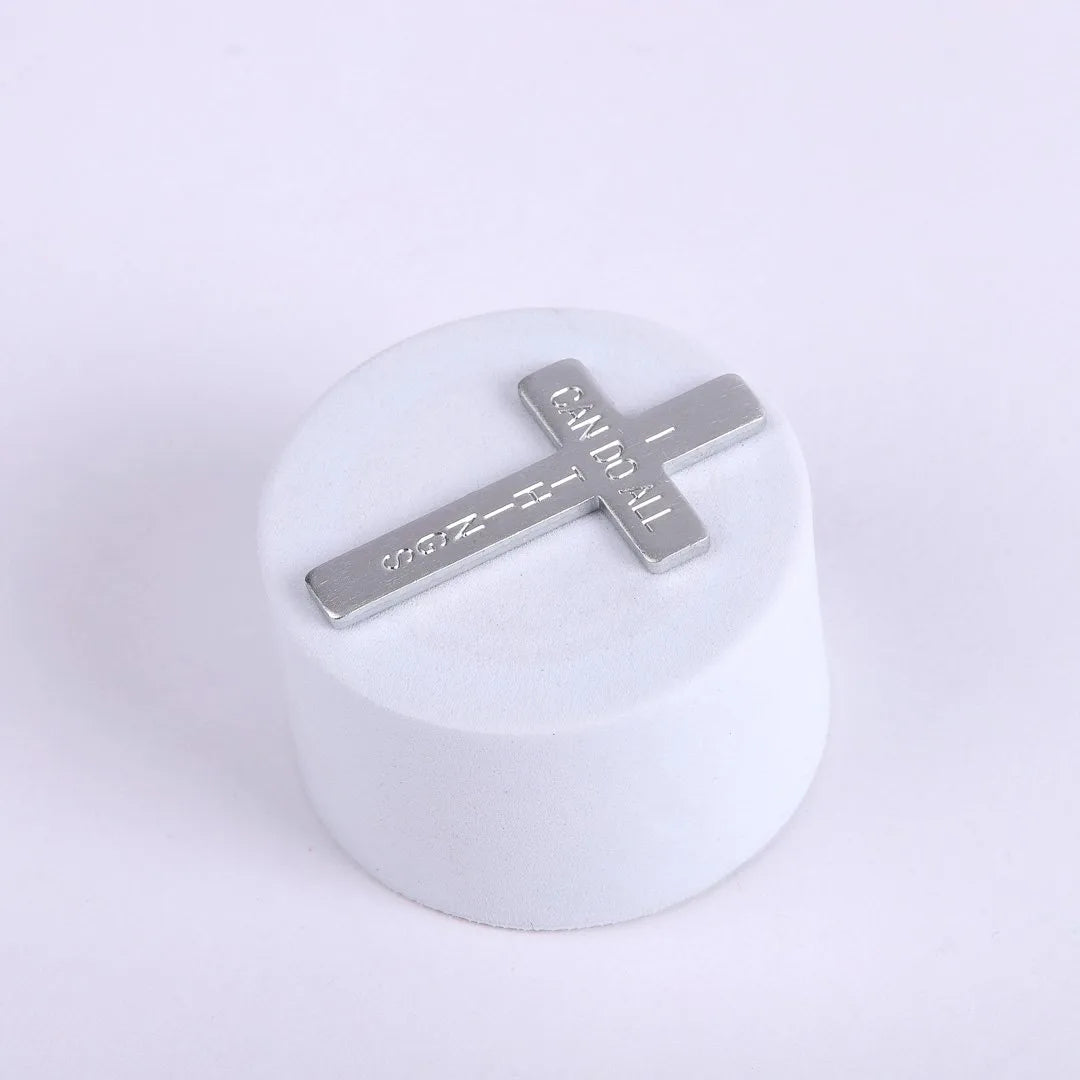 POCKET CROSS I CAN DO ALL THINGS SILVER PK50