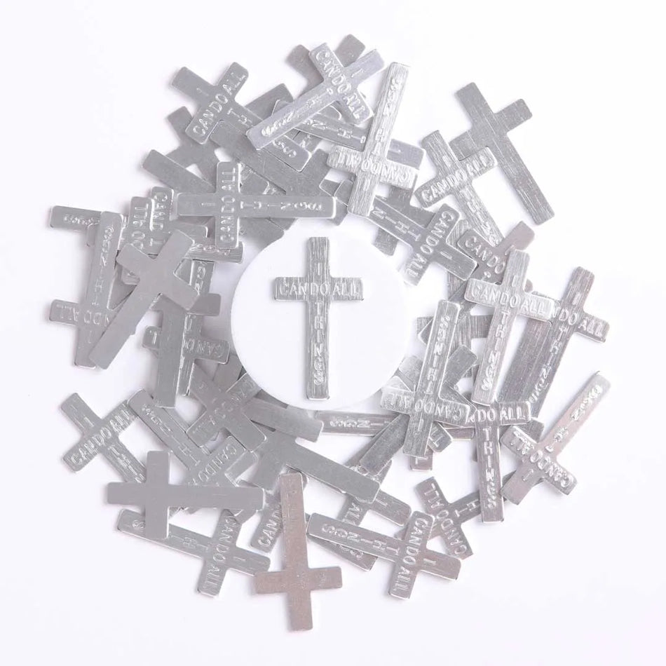 POCKET CROSS I CAN DO ALL THINGS SILVER PK50