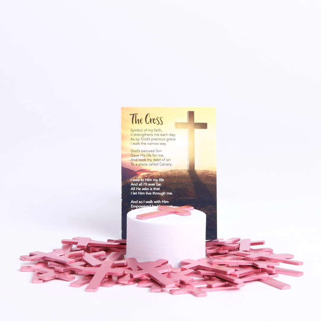 POCKET CROSS BLANK PINK PK50