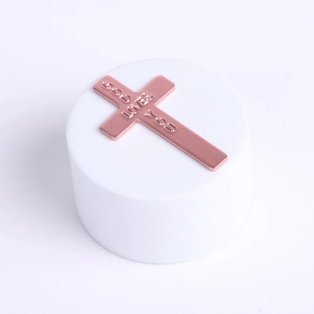 POCKET CROSS GOD LOVES YOU PINK PK50