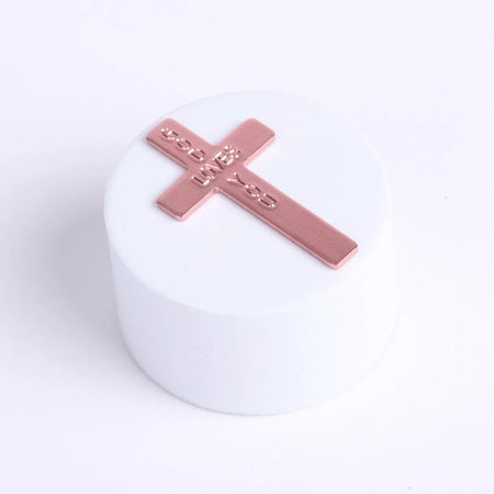 POCKET CROSS GOD LOVES YOU PINK PK50