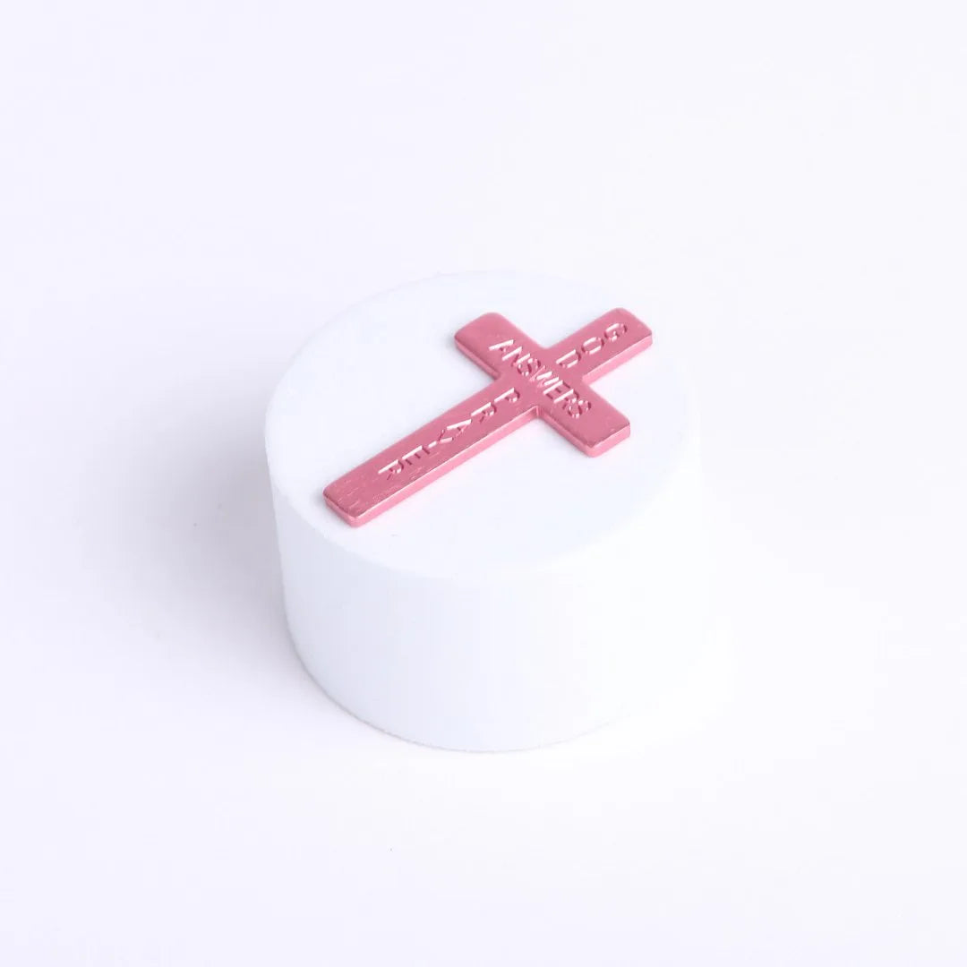 POCKET CROSS GOD ANSWERS PRAYERS PINK PK50