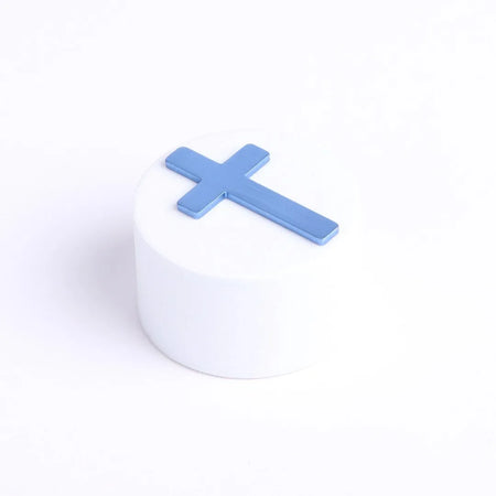 POCKET CROSS BLANK BLUE PK50
