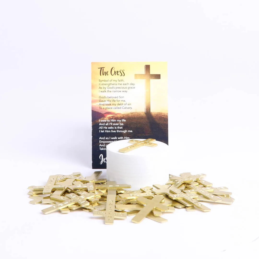 POCKET CROSS AMAZING GRACE GOLD PK1000