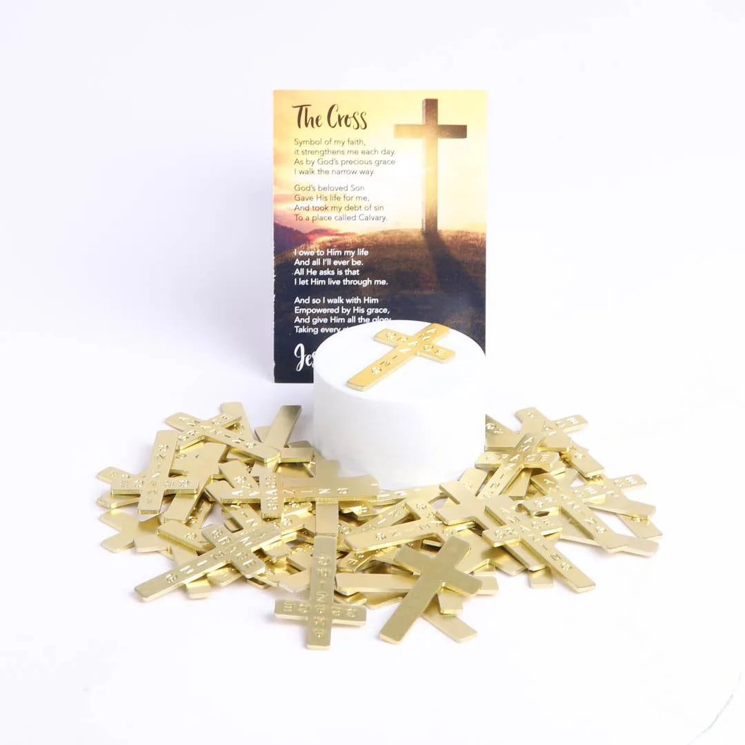 POCKET CROSS AMAZING GRACE GOLD PK1000