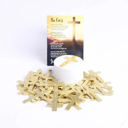 POCKET CROSS AMAZING GRACE GOLD PK1000