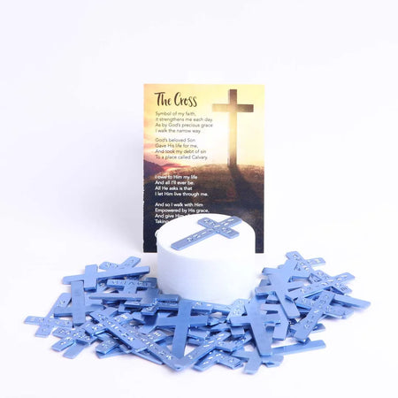 POCKET CROSS AMAZING GRACE BLUE PK1000