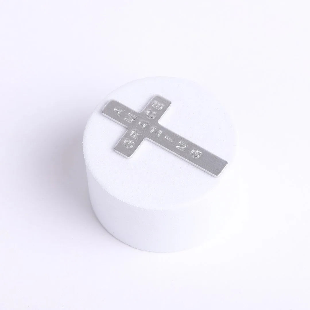 POCKET CROSS AMAZING GRACE SILVER PK50
