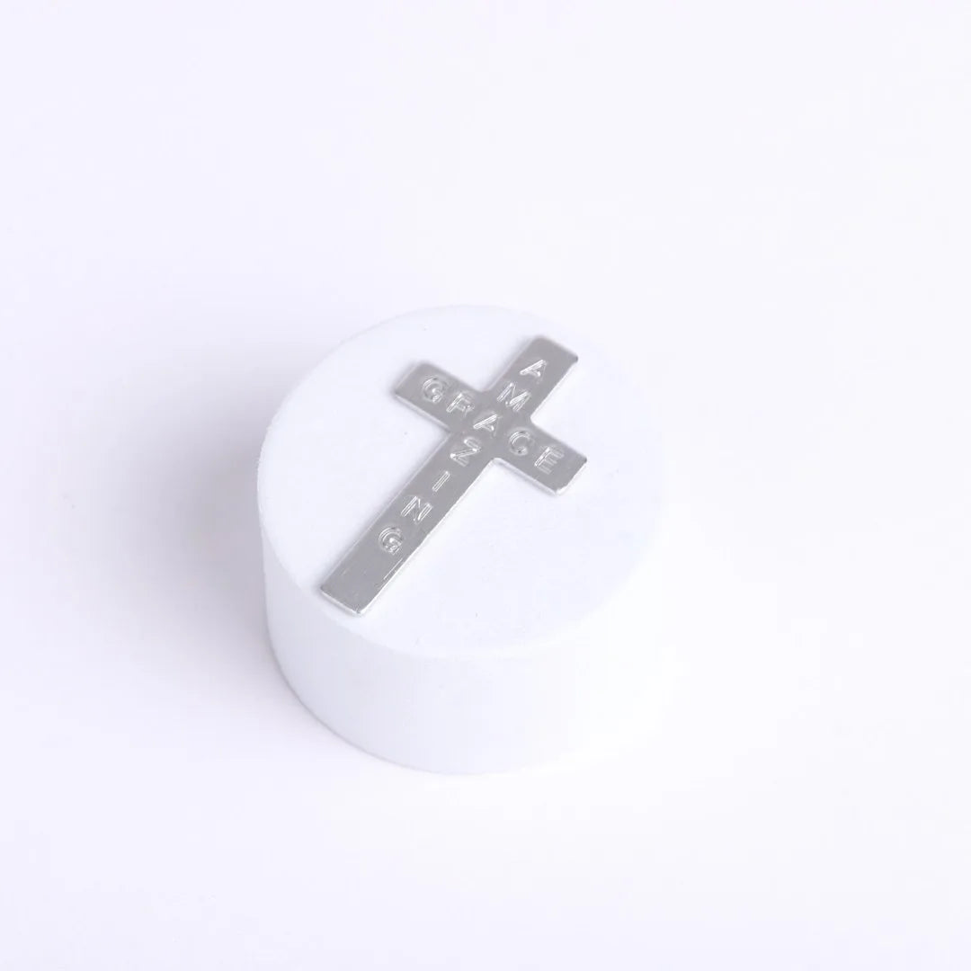 POCKET CROSS AMAZING GRACE SILVER PK50