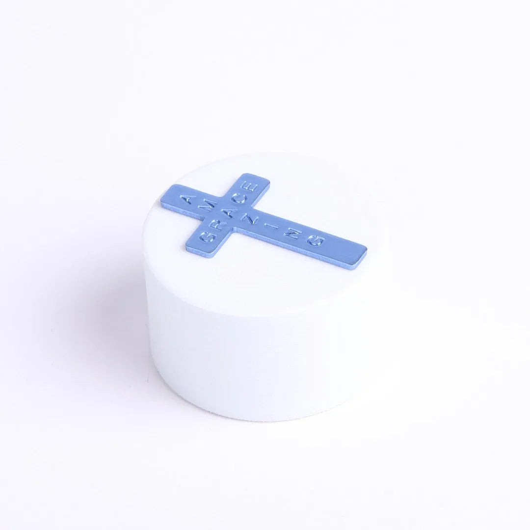 POCKET CROSS AMAZING GRACE BLUE PK50